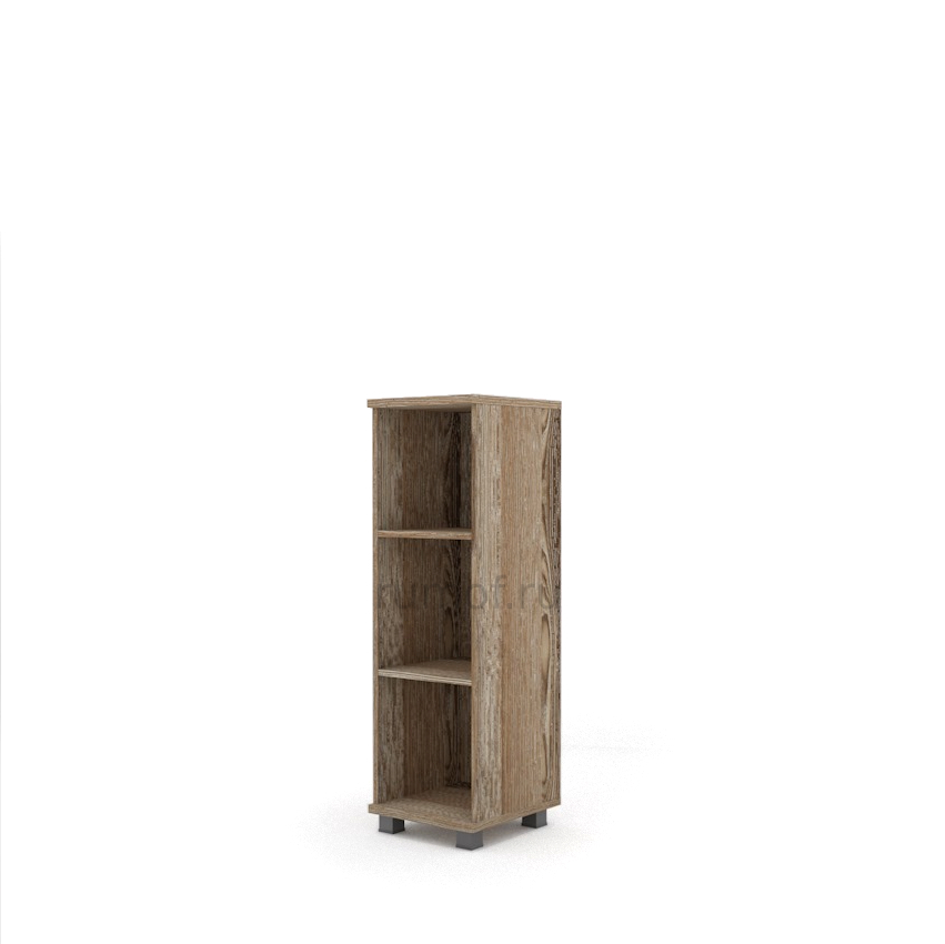 АРГЕНТУМ Шкаф средний открытый узкий 40x44.5x128